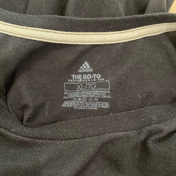 Adidas Three Stripe life Mens graphic tee shirt workout top performance - Picture 6 of 9